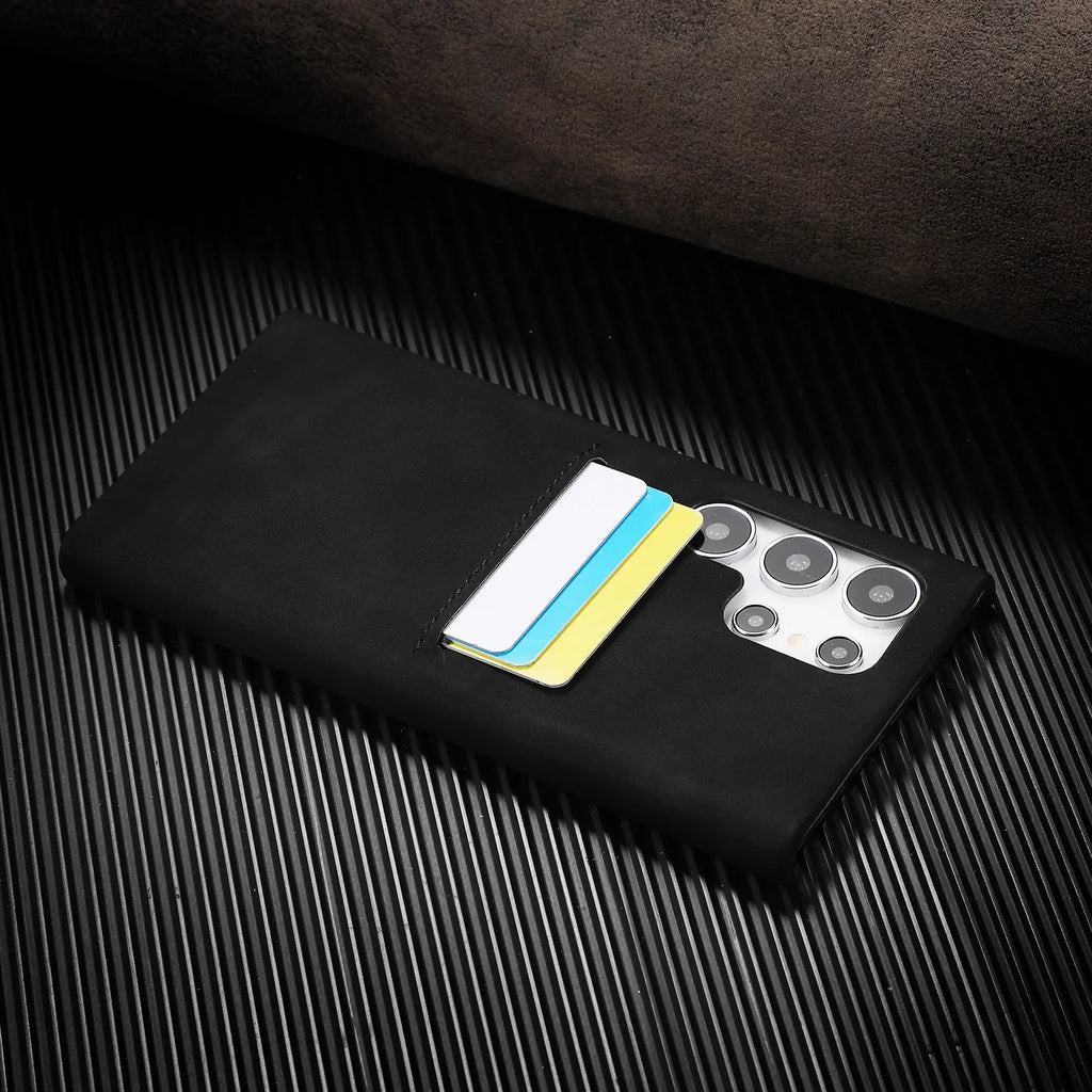 Velvety Matte Card Slot Case