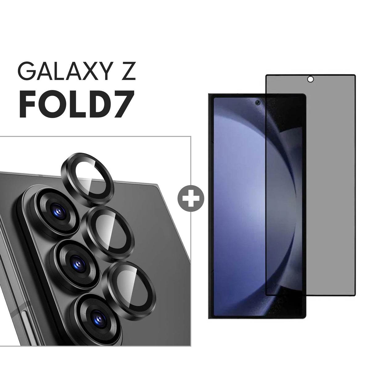 Galaxy Z Fold7 Tempered Glass + Camera Lens Protector - Million Cases 