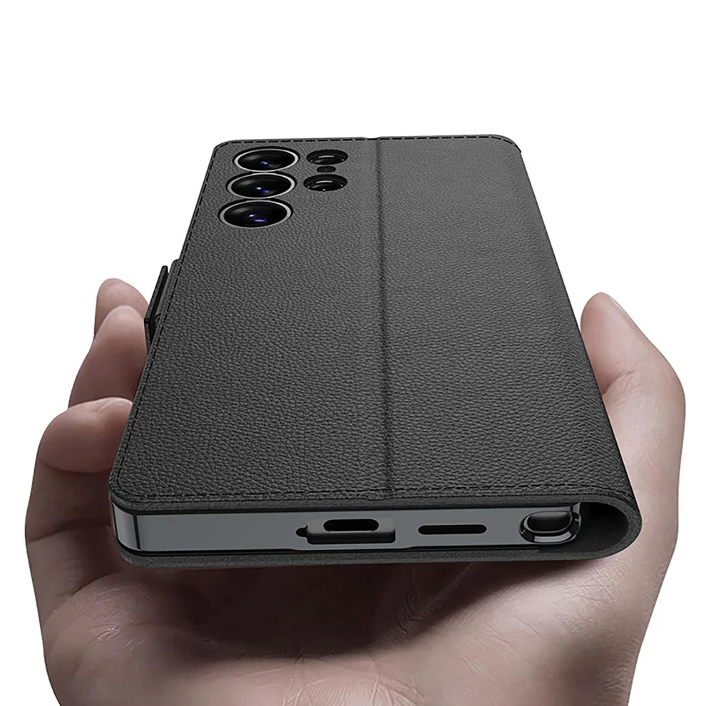 Elegant Leather Flip Case