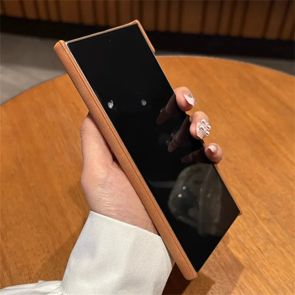 Lambskin : Leather Business Shield