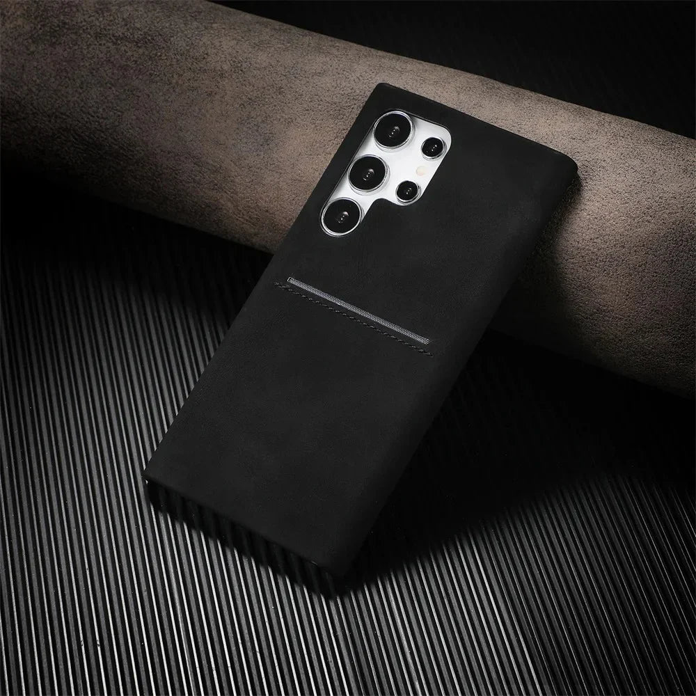 Velvety Matte Card Slot Case