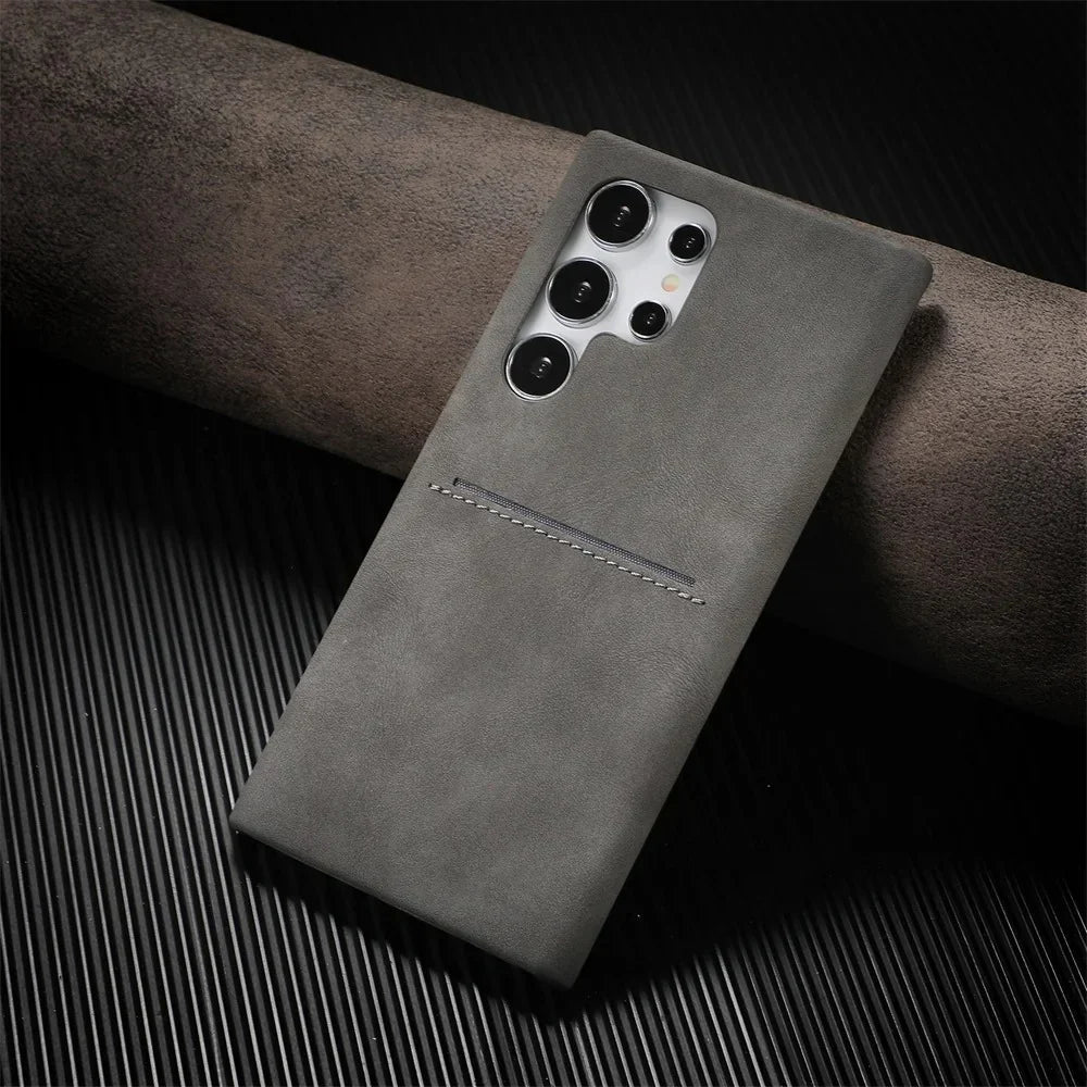 Velvety Matte Card Slot Case