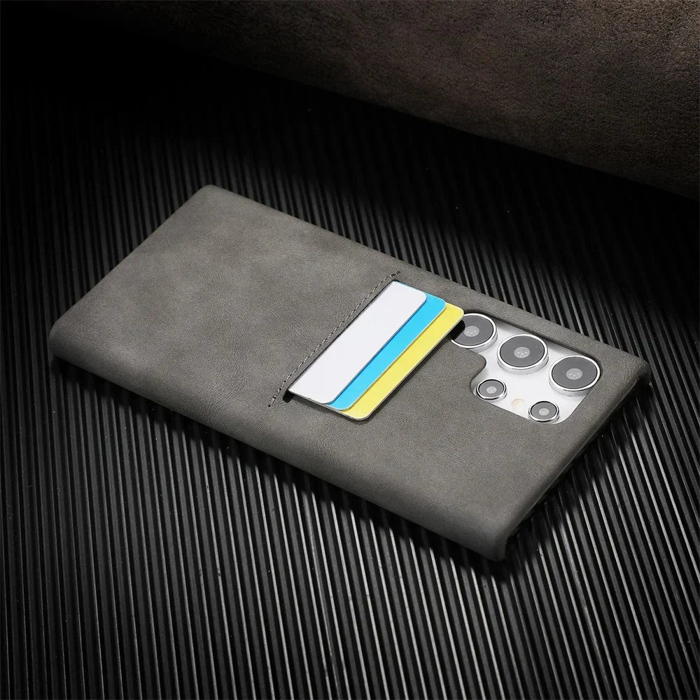 Velvety Matte Card Slot Case