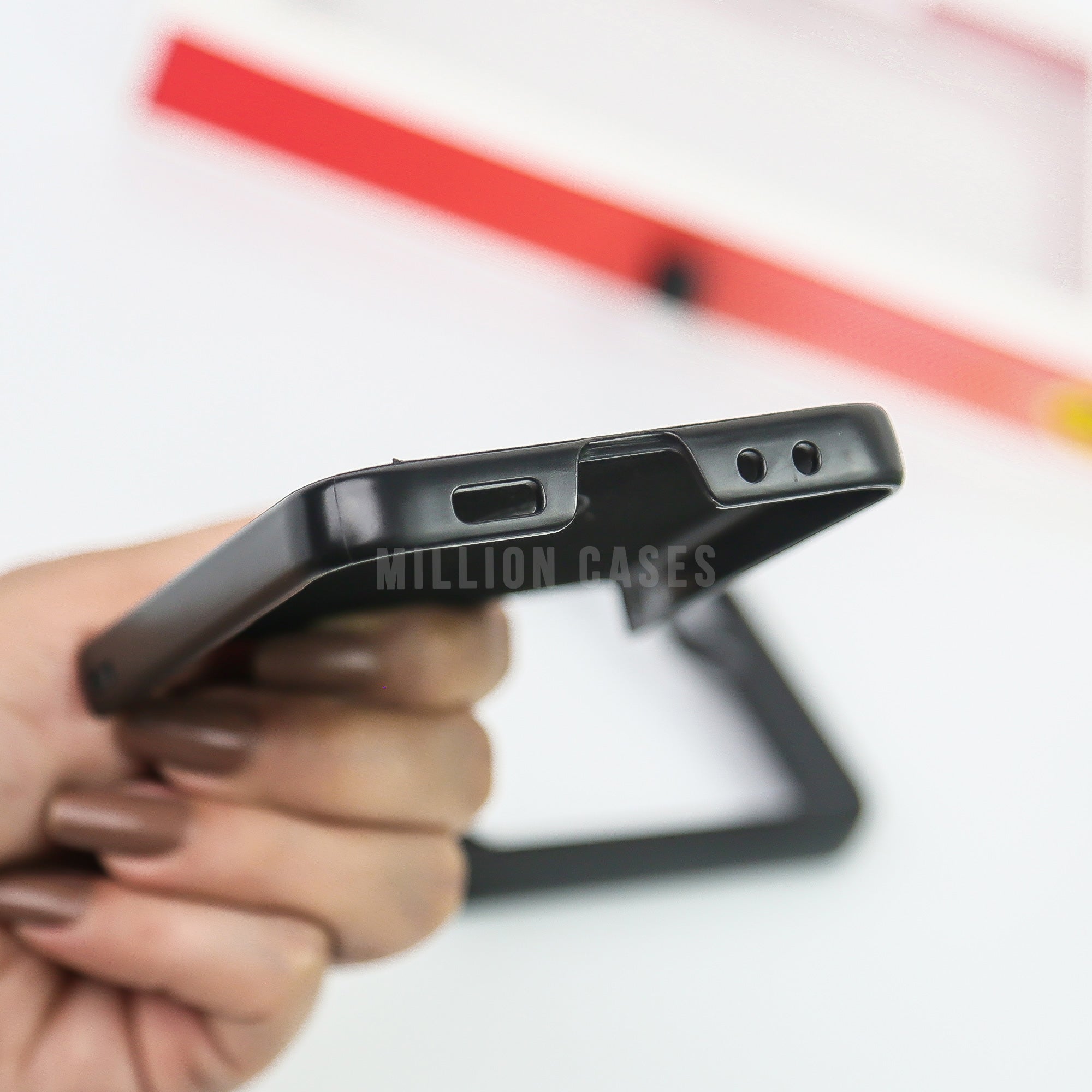 Galaxy Z Flip5 Premium Leather Ferrari Case