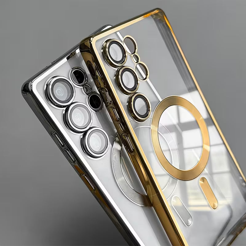 Anti-yellow transparent shockproof phone cover