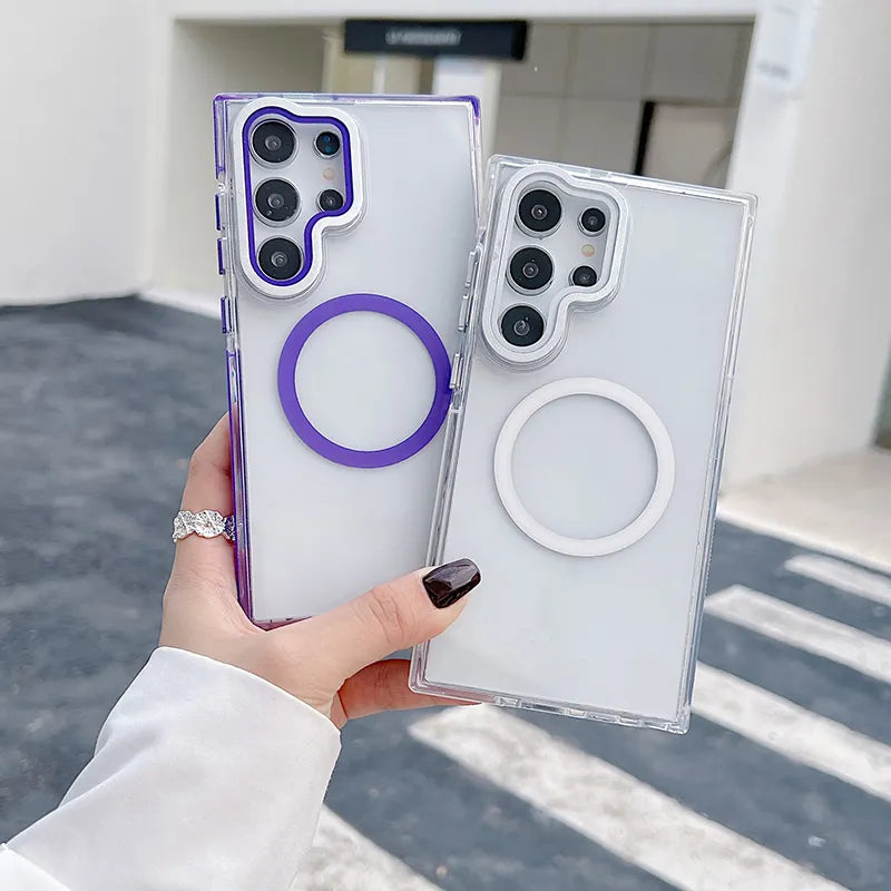 Crystal Clear Shockproof Magnetic