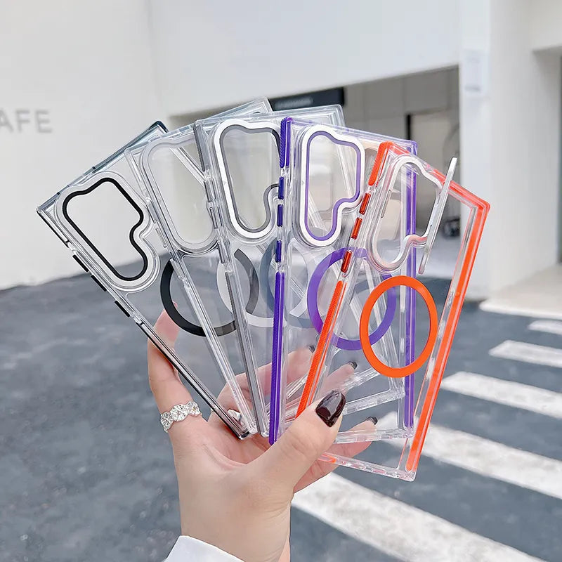 Crystal Clear Shockproof Magnetic