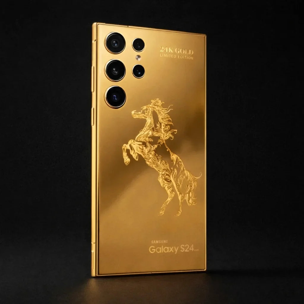 Royal Horse 24KT Gold Case