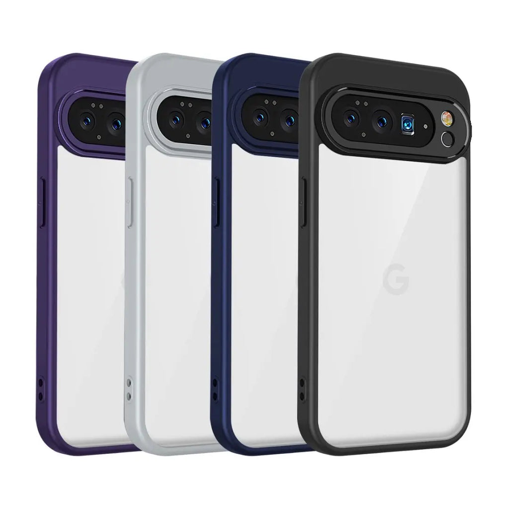 Clear Hybrid Case with Shockproof Bumper - The Pixel Store
