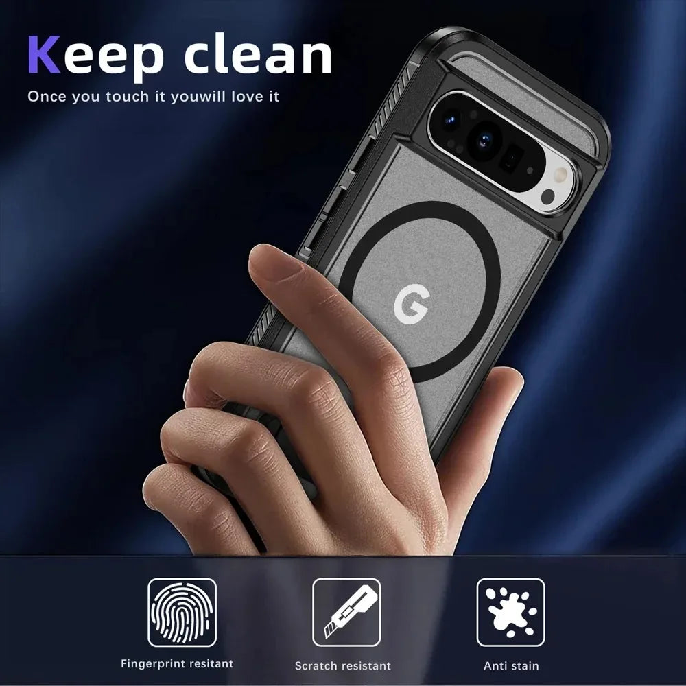 Heavy Duty Magnetic Kickstand Case - The Pixel Store