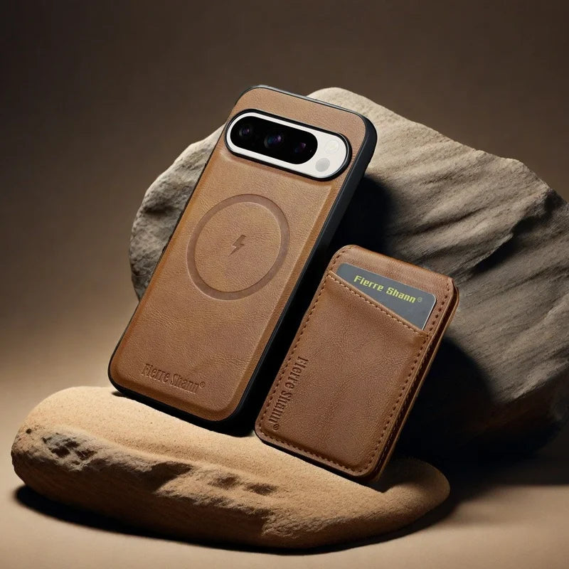 Magnetic Wallet Case with Stand - The Pixel Store