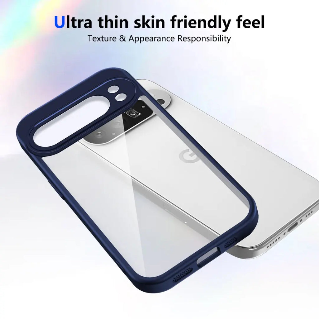 Clear Hybrid Case with Shockproof Bumper - The Pixel Store