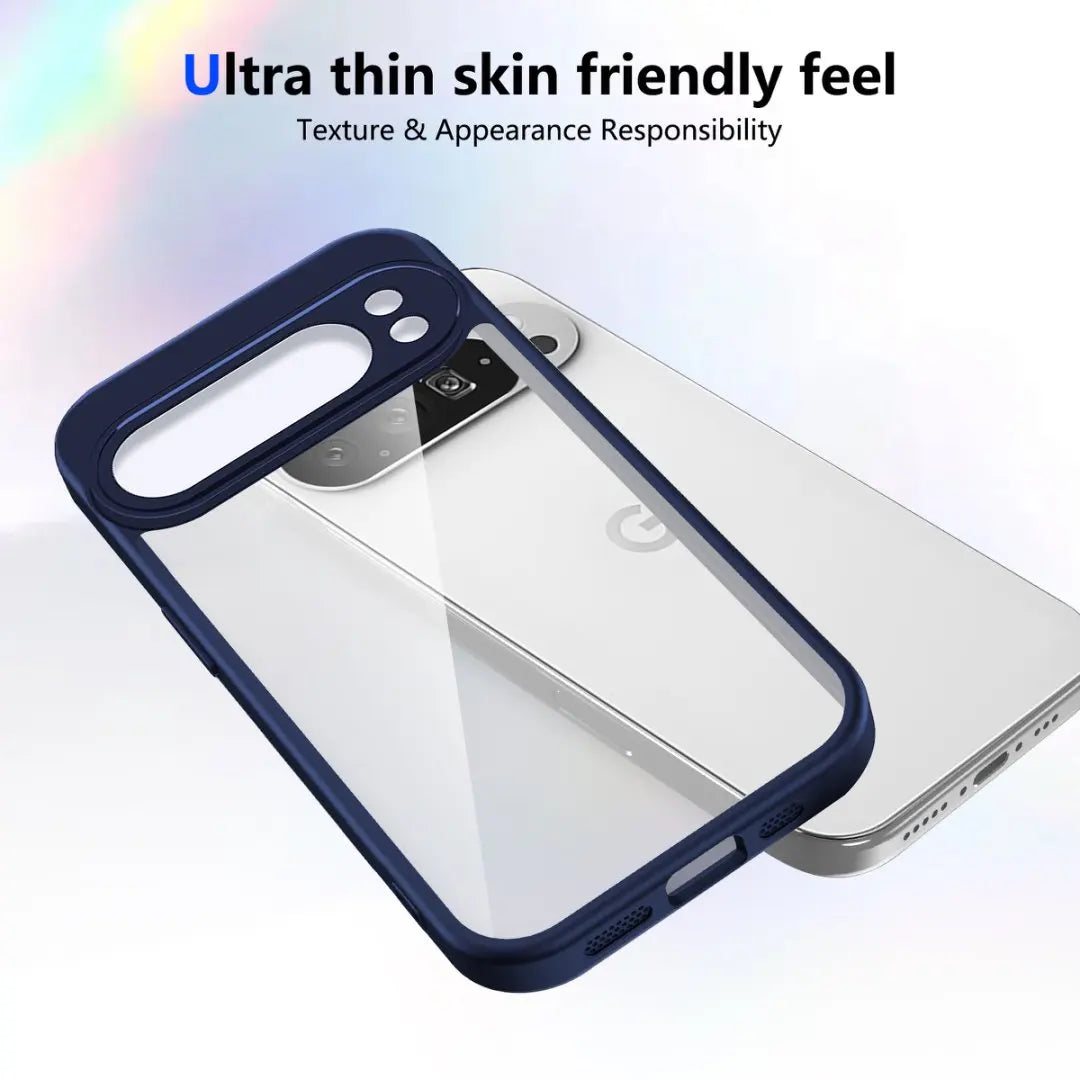 Clear Hybrid Case with Shockproof Bumper - The Pixel Store