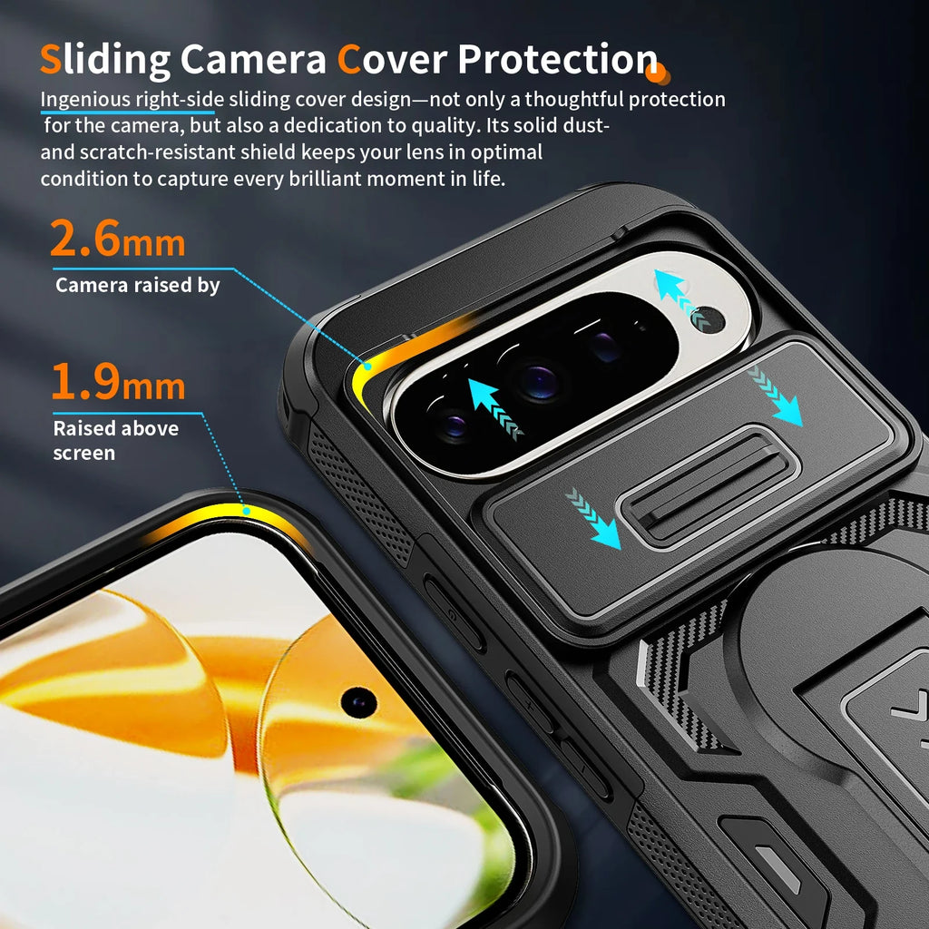 Shockproof Case with Stand & Lens Protector