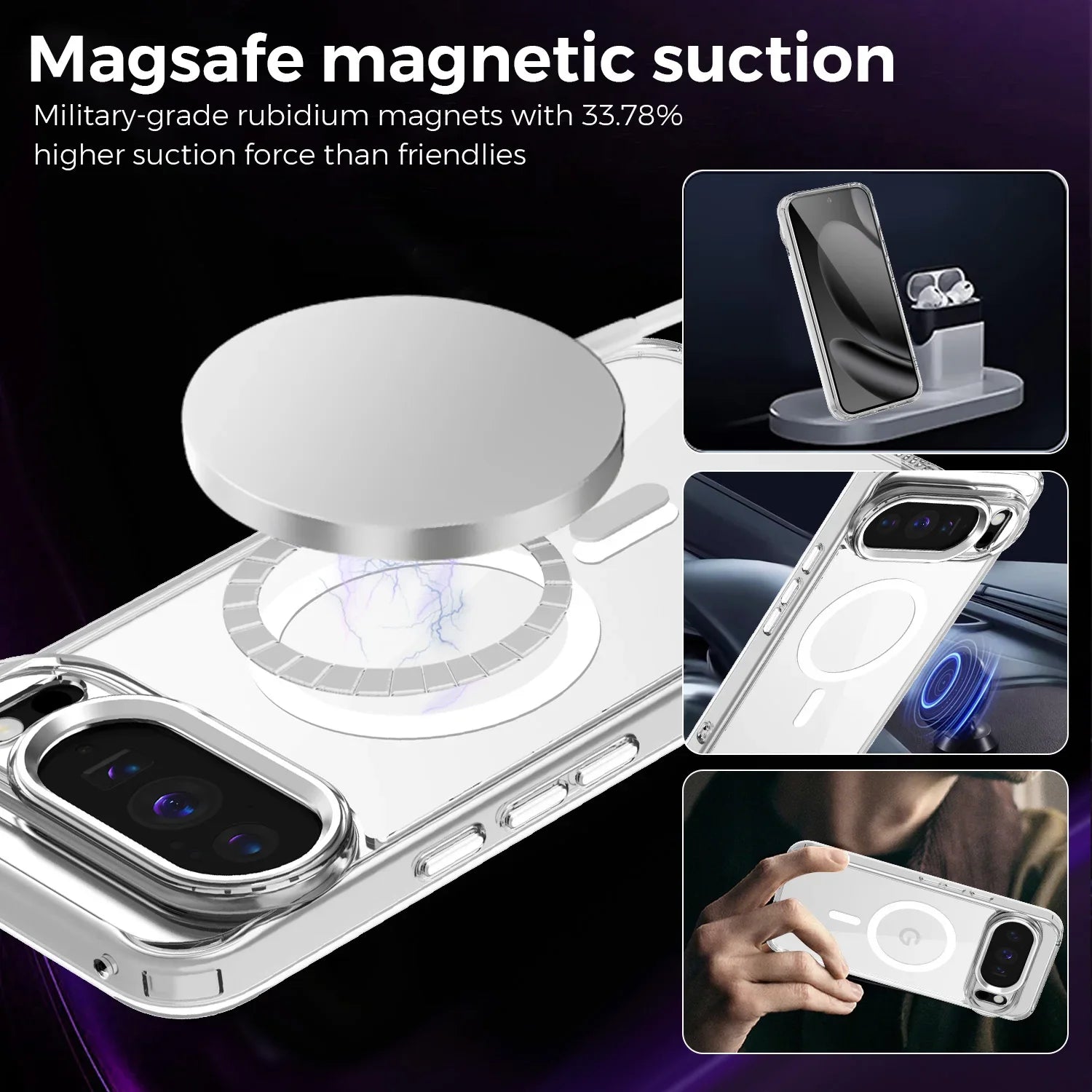 Magnetic Transparent Case For Pixel 10 - The Pixel Store