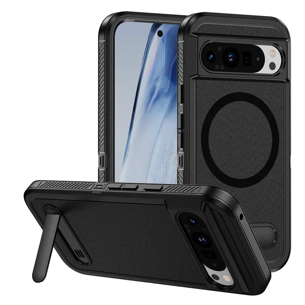 Heavy Duty Magnetic Kickstand Case - The Pixel Store