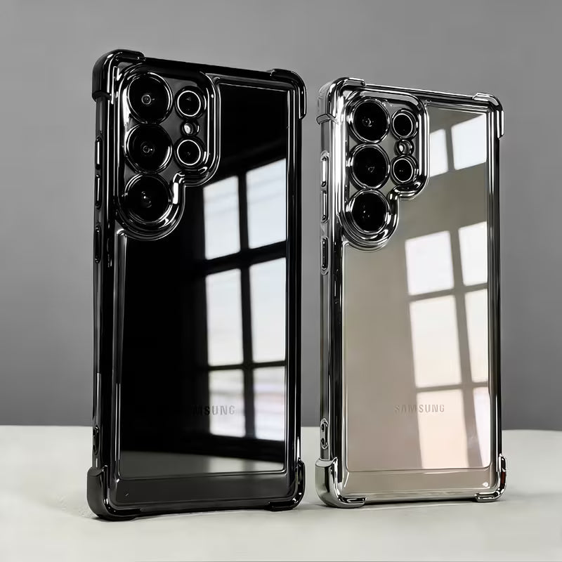 Samsung S25 Ultra anti-yellow clear case design