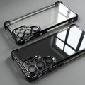 Samsung S25 Ultra transparent protective cover black