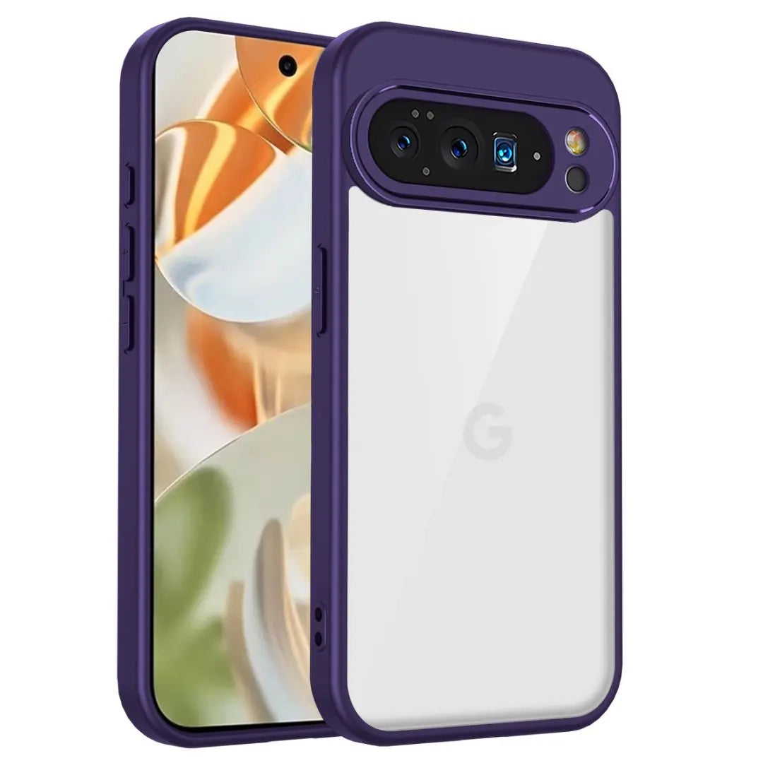 Clear Hybrid Case with Shockproof Bumper - The Pixel Store