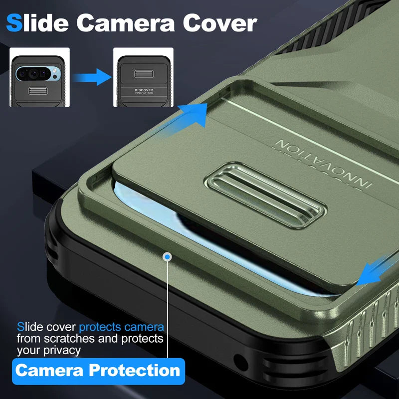Rugged Armor Case with Slide Camera - The Pixel Store