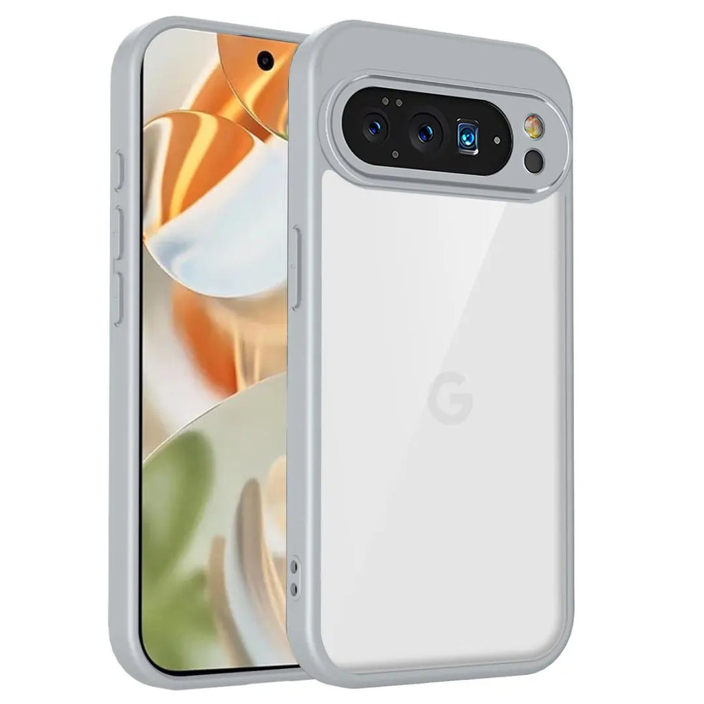 Clear Hybrid Case with Shockproof Bumper - The Pixel Store