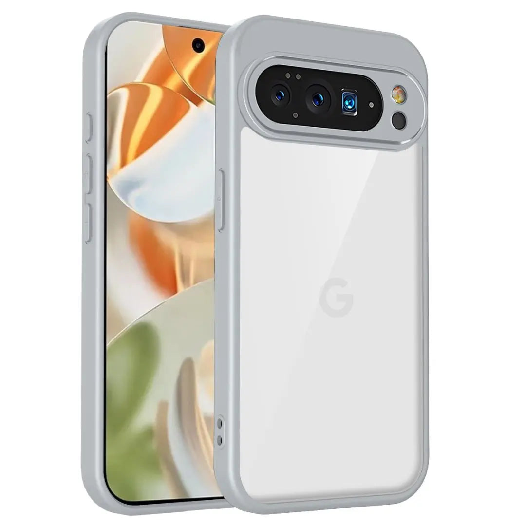 Clear Hybrid Case with Shockproof Bumper - The Pixel Store