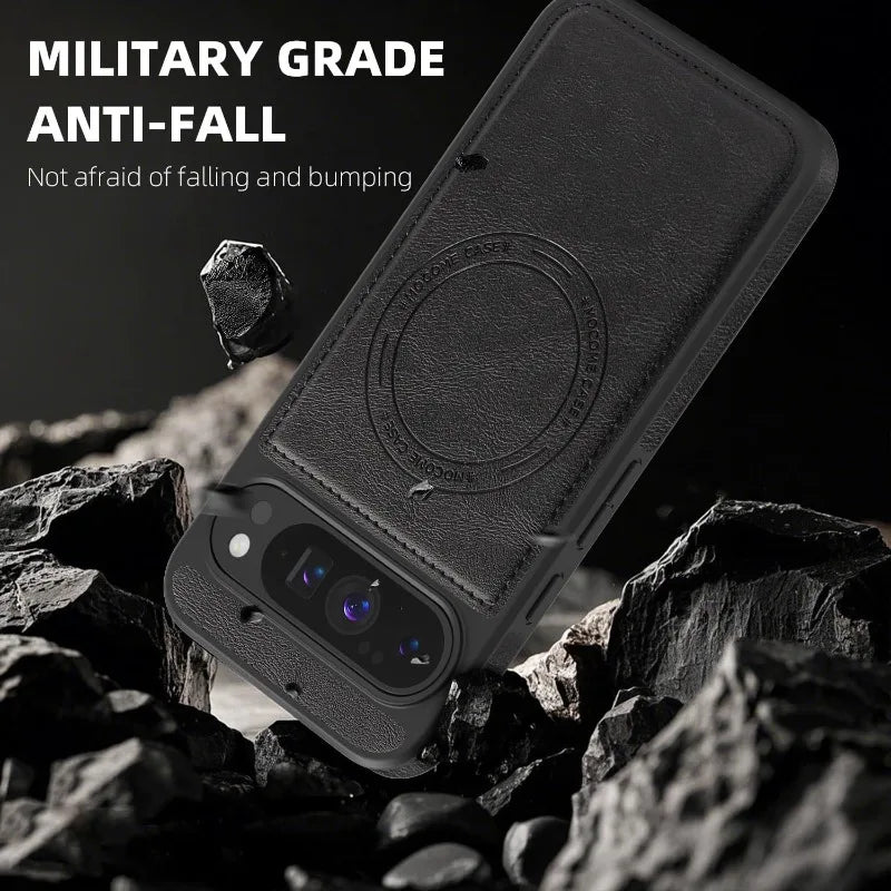 Luxury Magnetic Leather Case - The Pixel Store