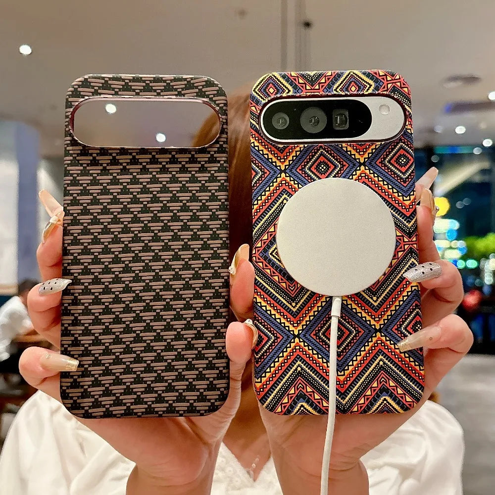 Carbon Fibre Texture Magnetic Case For Google Pixel - The Pixel Store