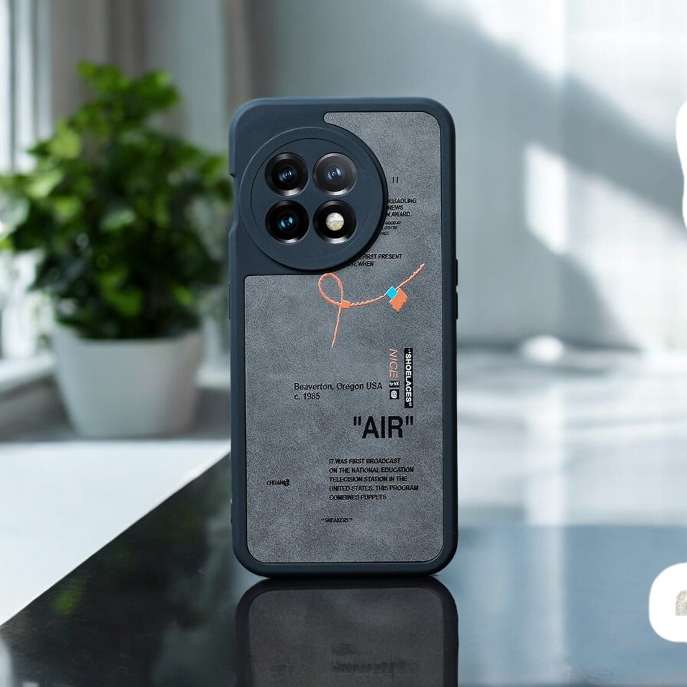 OnePlus Series Sneaker Label Leather Edge Case