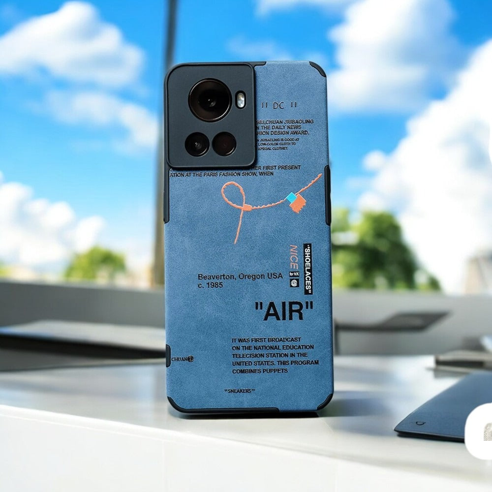 OnePlus Series Sneaker Label Leather Edge Case