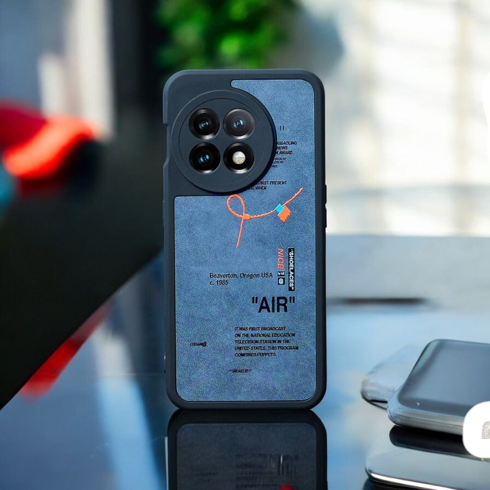 OnePlus Series Sneaker Label Leather Edge Case