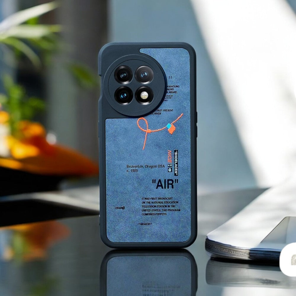 OnePlus Series Sneaker Label Leather Edge Case