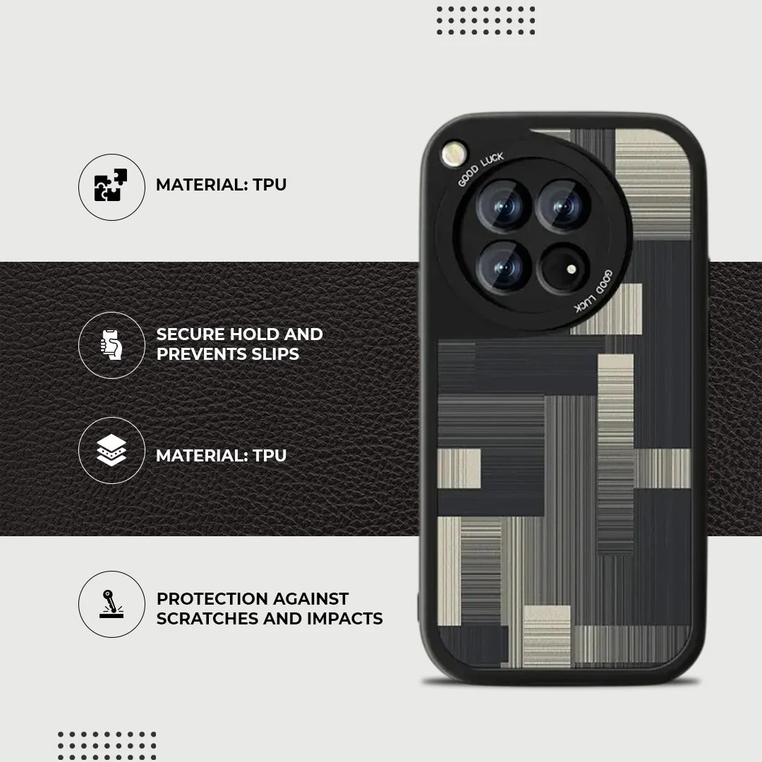 OnePlus 13 Series Classic Pattern Leather Case