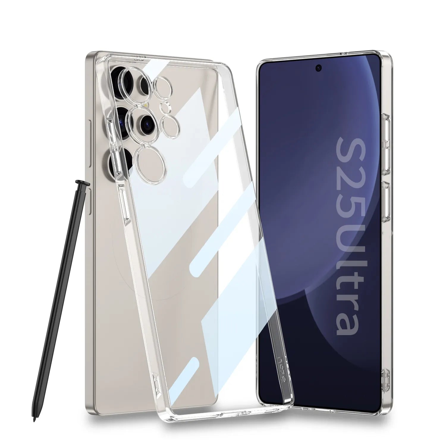 Clear TPU and PC Shockproof Case .