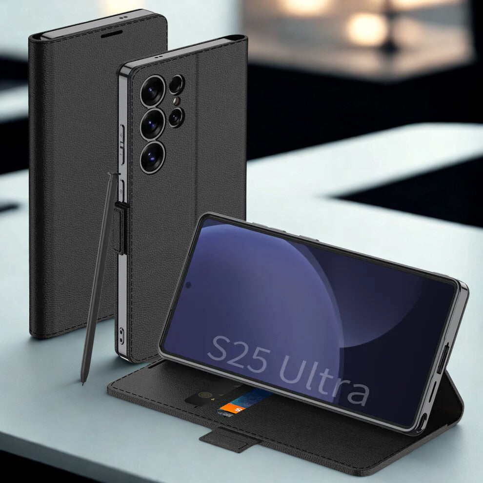 Elegant Leather Flip Case